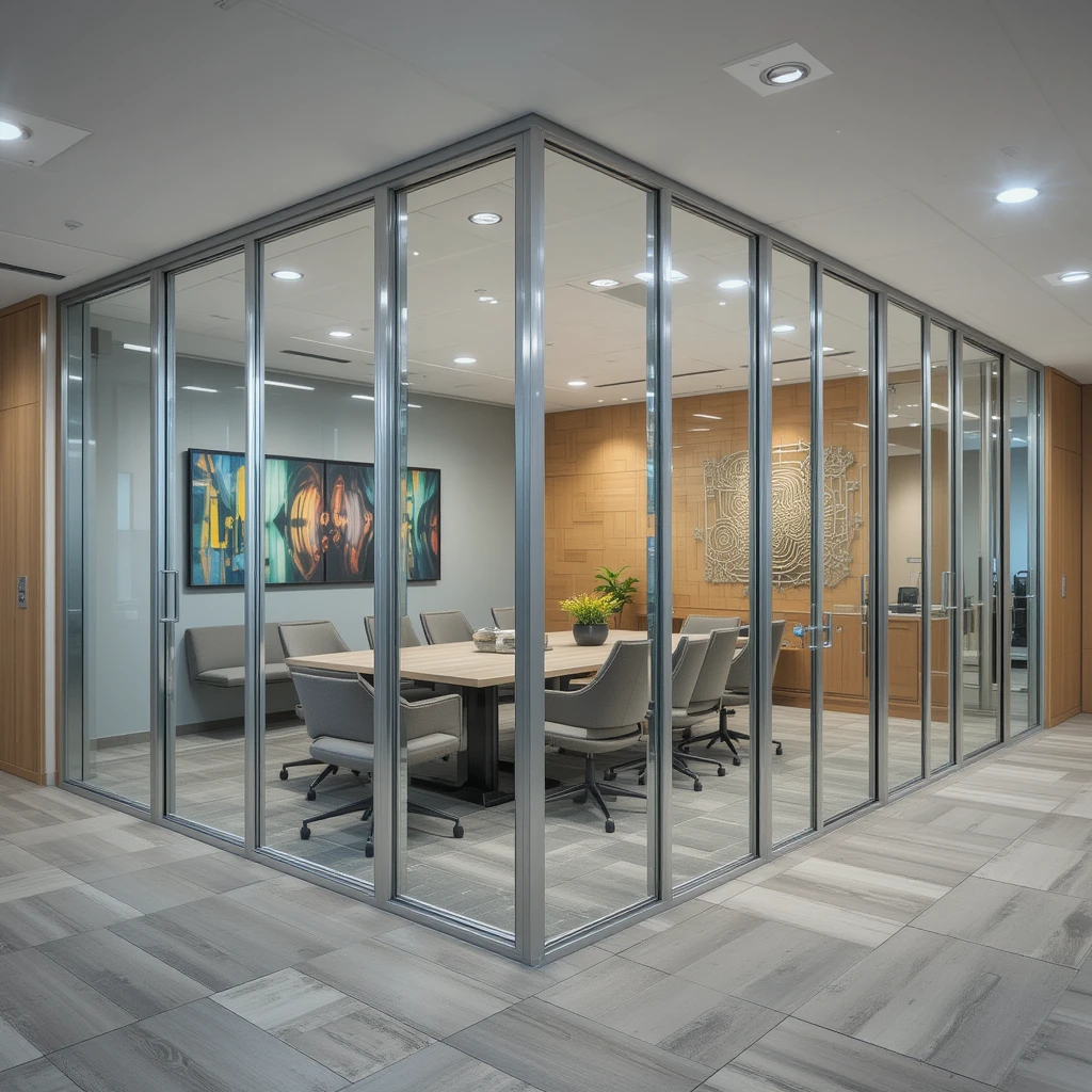 Aluminum and Glass Partitions