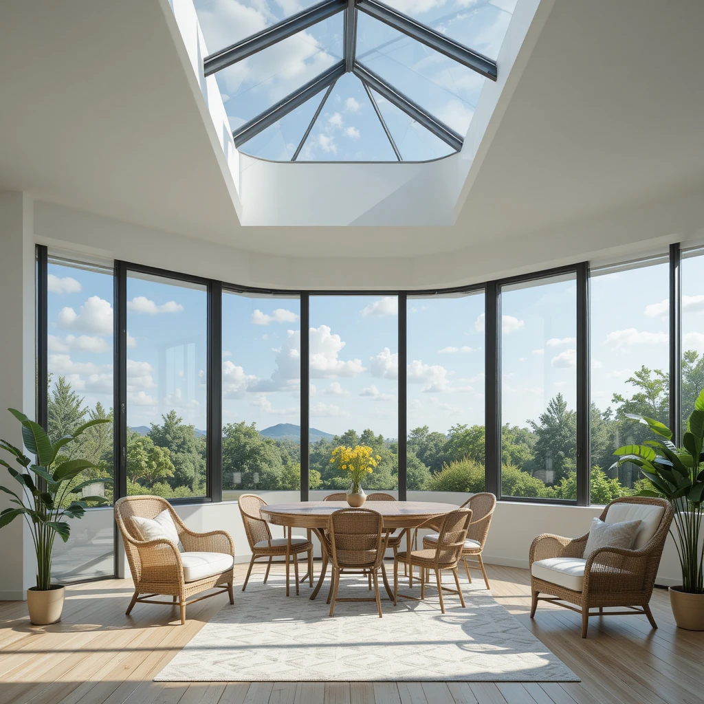 Skylight And Glass Room